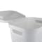 Mind Reader 60L Perforated Plastic Laundry Hamper with Lid